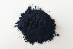 black activated charcoal powder